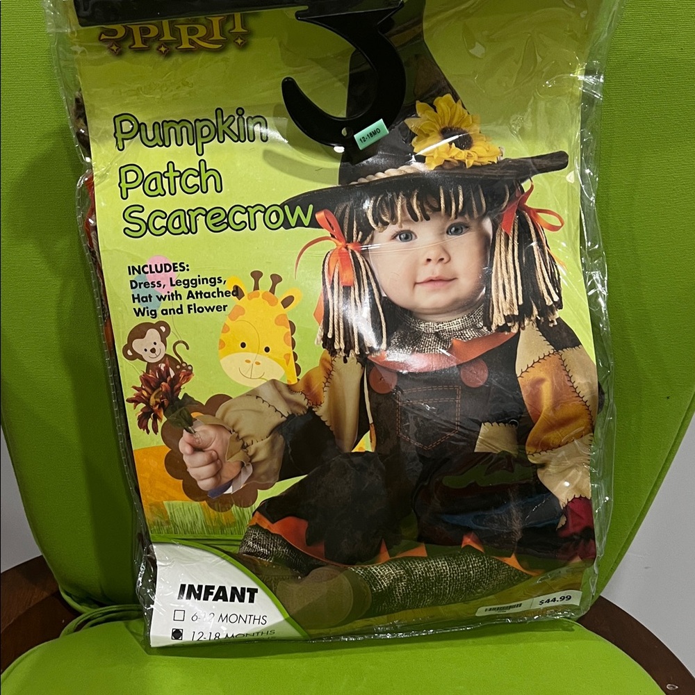 Spirit Pumpkin Patch Scarecrow Costume - 12-18 months
